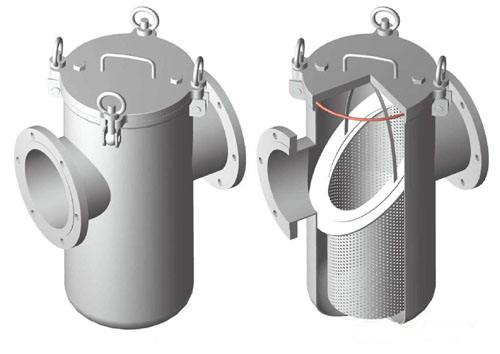 SRB、SBL蒸汽篮式过滤器结构分析图